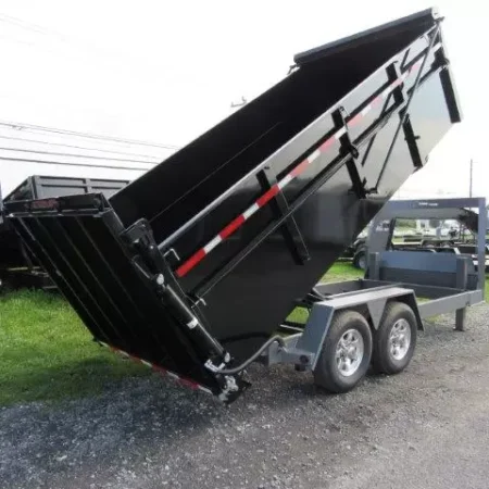 BWise 7 x 16 Heavy Duty Gooseneck Dump Ultimate Dump Trailer - Image 9