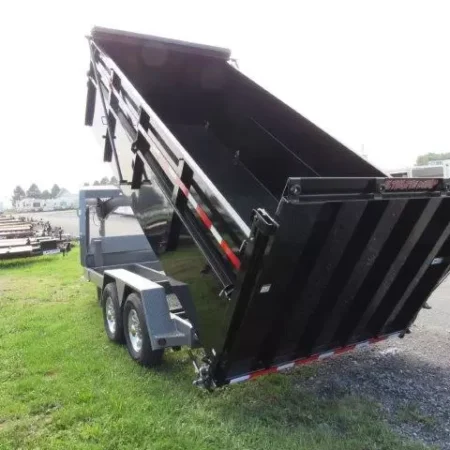 BWise 7 x 16 Heavy Duty Gooseneck Dump Ultimate Dump Trailer - Image 7