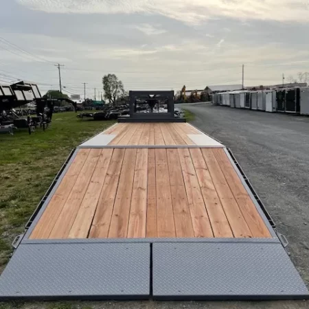 BWise 8 x 28 Gooseneck Deckover Equipment Trailer - Image 10
