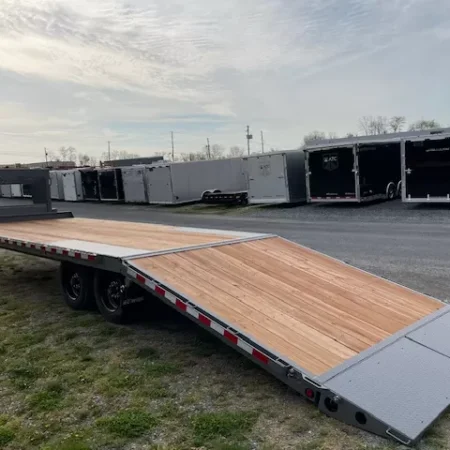 BWise 8 x 28 Gooseneck Deckover Equipment Trailer - Image 9