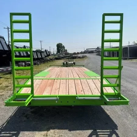 BWise 8 x 20 Deckover Equipment Trailer Ladder Ramps - Image 5