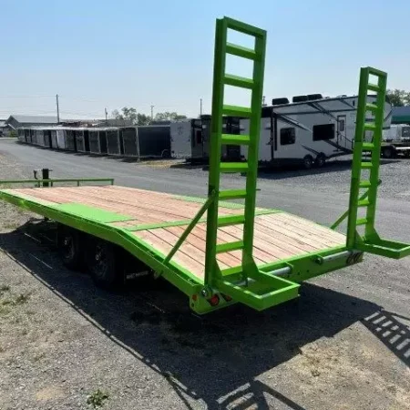 BWise 8 x 20 Deckover Equipment Trailer Ladder Ramps - Image 2