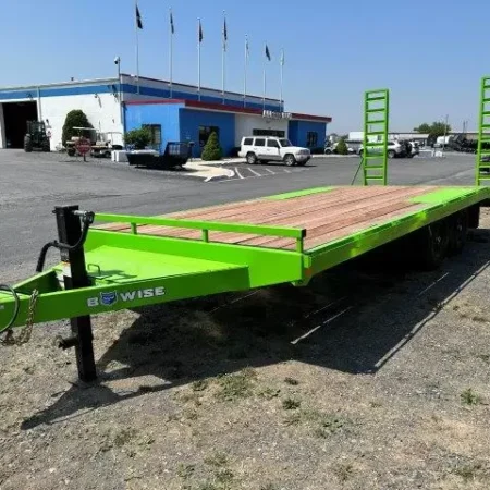 BWise 8 x 20 Deckover Equipment Trailer Ladder Ramps - Image 4