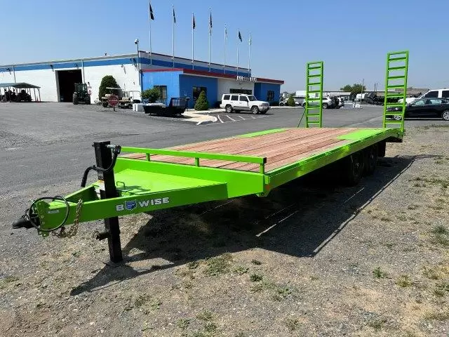 BWise 8 x 20 Deckover Equipment Trailer Ladder Ramps - Image 4