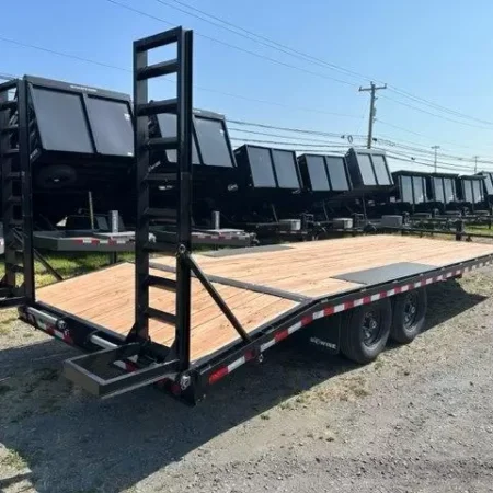 BWise 8.5 x 24 Deckover Equipment Trailer Ladder Ramps - Image 3