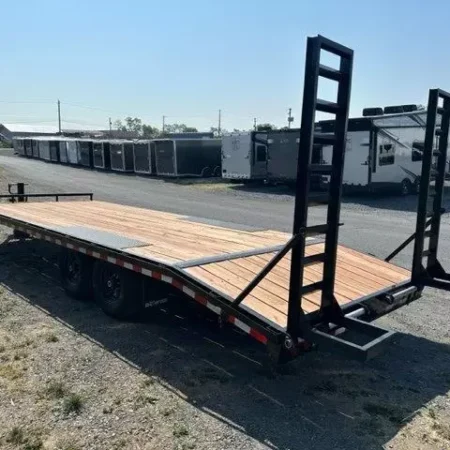 BWise 8.5 x 24 Deckover Equipment Trailer Ladder Ramps - Image 2