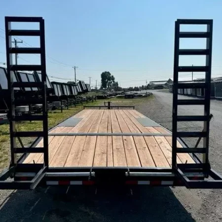 BWise 8.5 x 24 Deckover Equipment Trailer Ladder Ramps - Image 5