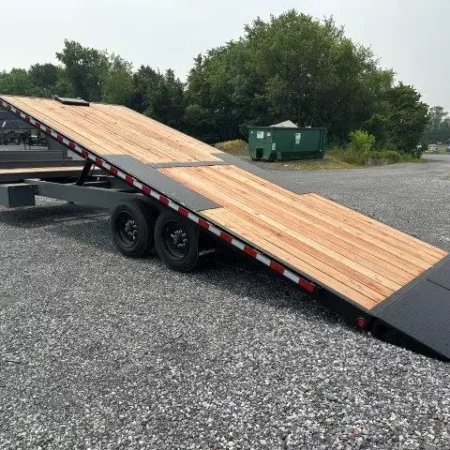 BWise 8 x 28 Gooseneck Deckover Equipment Trailer - Image 5