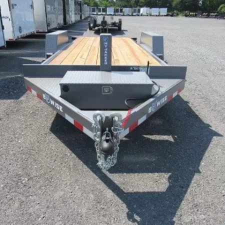 BWise 7 x 20 Low Profile Full Tilt Equipment Trailer Hydraulic Tilt - Image 6