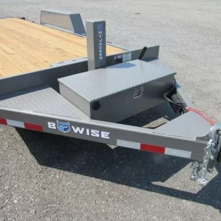BWise 7 x 20 Low Profile Full Tilt Equipment Trailer Hydraulic Tilt - Image 4