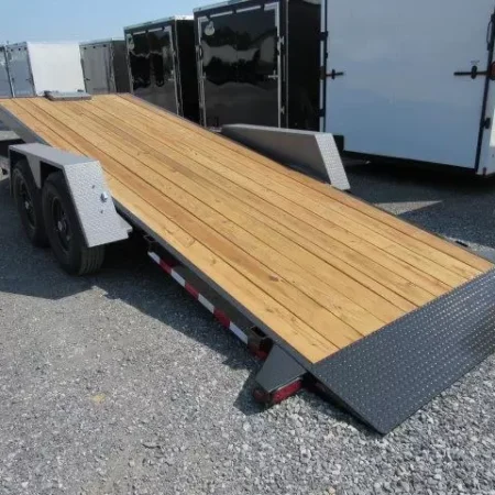 BWise 7 x 20 Low Profile Full Tilt Equipment Trailer Hydraulic Tilt - Image 5