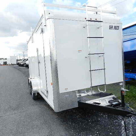 Car Mate 7 x 16 Enclosed Contractor Trailer - Image 6