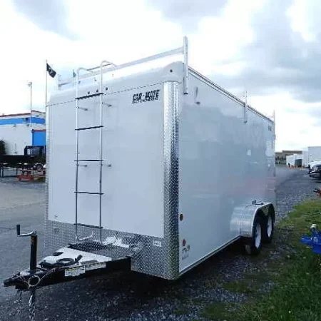 Car Mate 7 x 16 Enclosed Contractor Trailer - Image 3