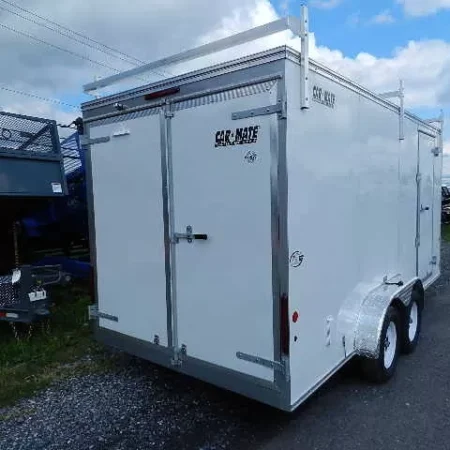 Car Mate 7 x 16 Enclosed Contractor Trailer - Image 2