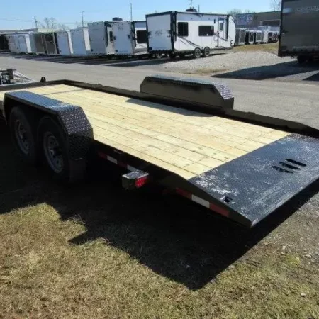 CAM Superline 7 x 21 Low Profile Equipment Trailer Split Tilt - Image 3