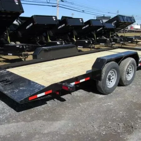 CAM Superline 7 x 21 Low Profile Equipment Trailer Split Tilt - Image 2