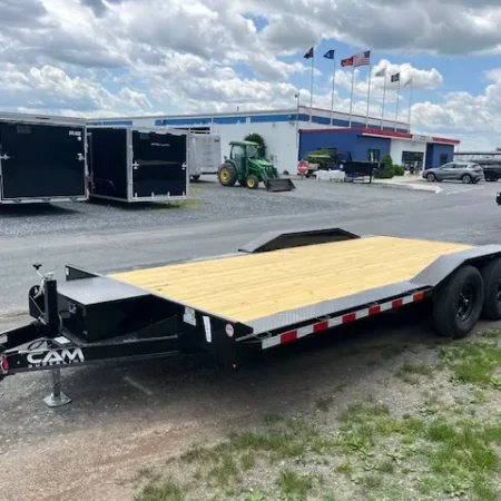 CAM Superline 7 x 18 Equipment Trailer Drive Over Fenders - Image 4