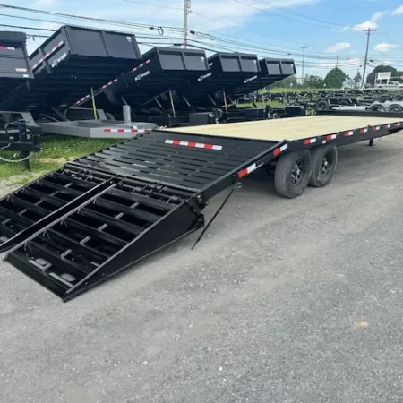 CAM Superline 8 x 25 Deckover Equipment Trailer Super Ramps - Image 2