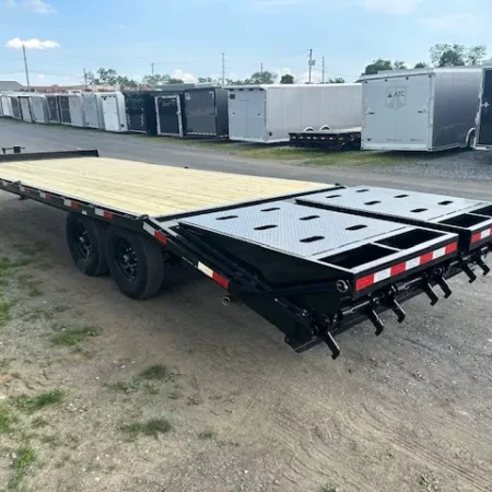 CAM Superline 8 x 25 Deckover Equipment Trailer Super Ramps - Image 3