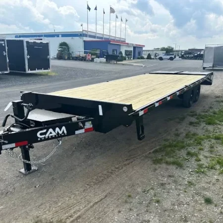 CAM Superline 8 x 25 Deckover Equipment Trailer Super Ramps - Image 6