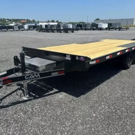 CAM Superline 8 x 18 Deckover Equipment Trailer Slide Out Ramps - Image 7