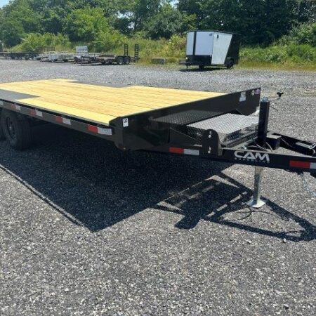 CAM Superline 8 x 18 Deckover Equipment Trailer Slide Out Ramps - Image 9
