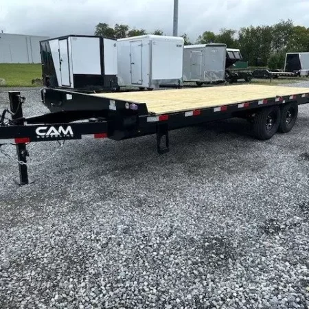 CAM Superline 8.5 x 22 Deckover Equipment Trailer Slide Out Ramps - Image 8