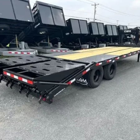 CAM Superline 8 x 25 Deckover Gooseneck Equipment Trailer - Image 5