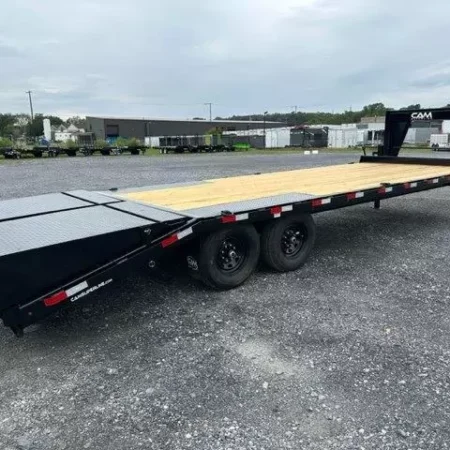 CAM Superline 8 x 25 Gooseneck Deckover Equipment Trailer - Image 5