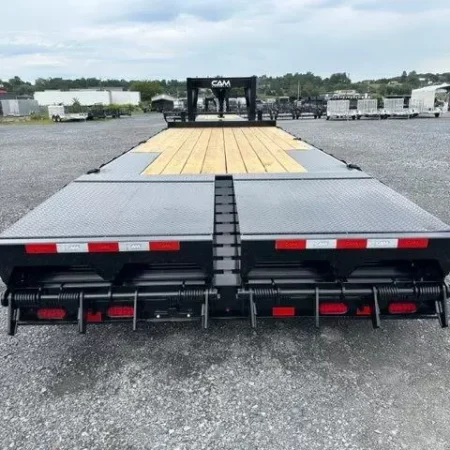 CAM Superline 8 x 25 Gooseneck Deckover Equipment Trailer - Image 4