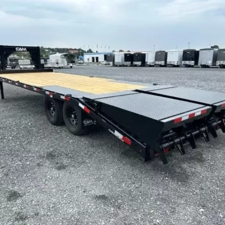 CAM Superline 8 x 25 Gooseneck Deckover Equipment Trailer - Image 3