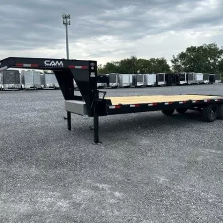 CAM Superline 8 x 25 Gooseneck Deckover Equipment Trailer - Image 7