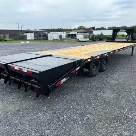 CAM Superline 8 x 30 Gooseneck Deckover Equipment Trailer - Image 3