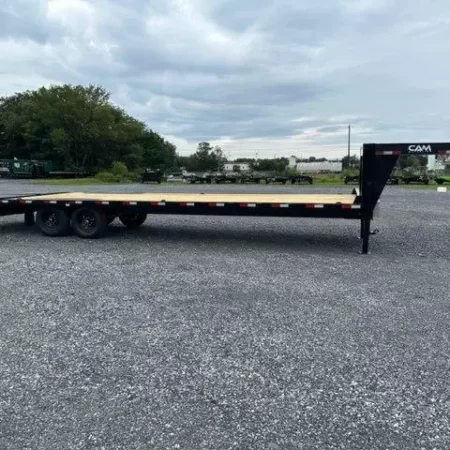 CAM Superline 8 x 30 Gooseneck Deckover Equipment Trailer - Image 2