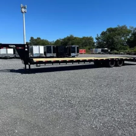 CAM Superline 8 x 35 Deckover Gooseneck Equipment Trailer - Image 3
