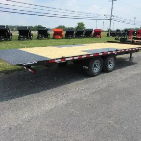 CAM Superline 8 x 22 Deckover Equipment Trailer Power Tilt - Image 3