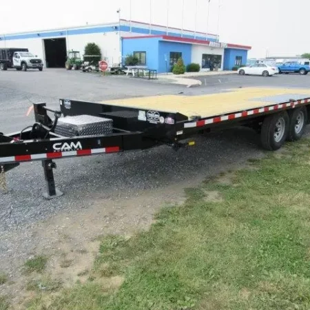 CAM Superline 8 x 22 Deckover Equipment Trailer Power Tilt - Image 7