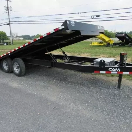 CAM Superline 8 x 22 Deckover Equipment Trailer Power Tilt - Image 6
