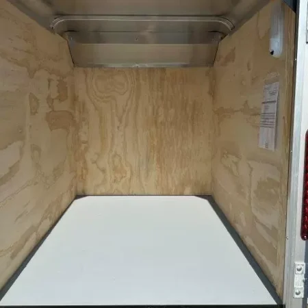Car Mate 4 x 6 Enclosed Cargo Trailer Single Rear Door - Image 3