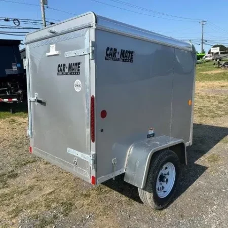 Car Mate 4 x 6 Enclosed Cargo Trailer Single Rear Door - Image 5