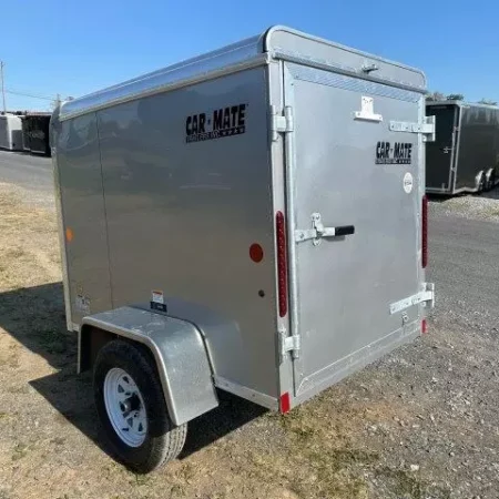 Car Mate 4 x 6 Enclosed Cargo Trailer Single Rear Door - Image 6