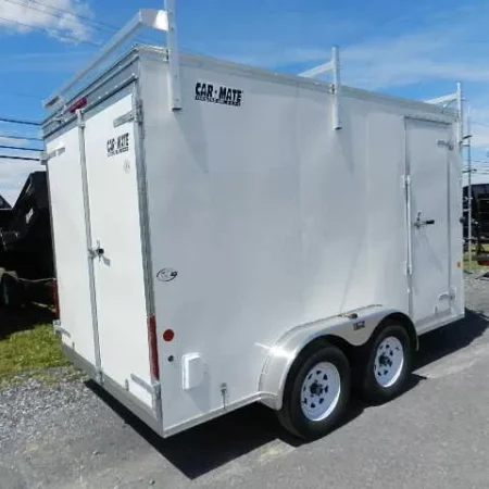 Car Mate 7 x 12 V-Nose Enclosed Trailer - Image 3
