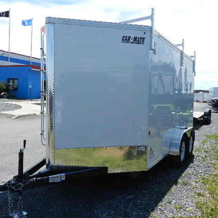 Car Mate 7 x 12 V-Nose Enclosed Trailer - Image 2