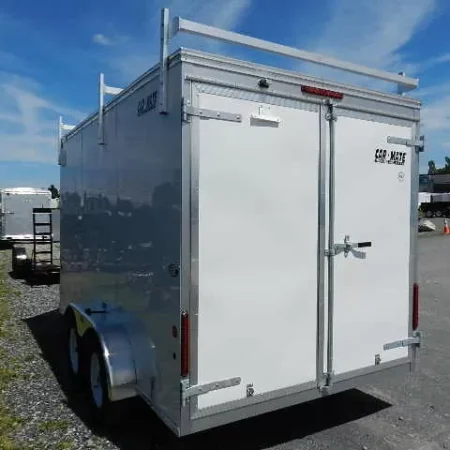 Car Mate 7 x 12 V-Nose Enclosed Trailer - Image 5