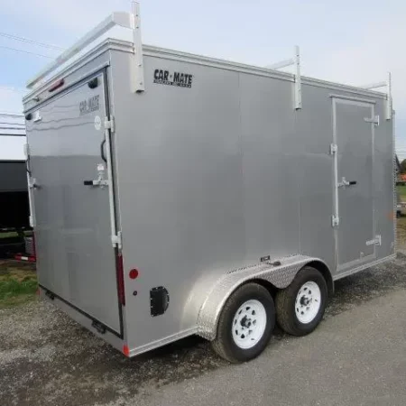 Car Mate 7 x 14 Enclosed Contractor Trailer - Image 4