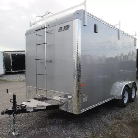 Car Mate 7 x 14 Enclosed Contractor Trailer - Image 7