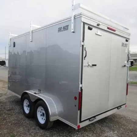 Car Mate 7 x 14 Enclosed Contractor Trailer - Image 6