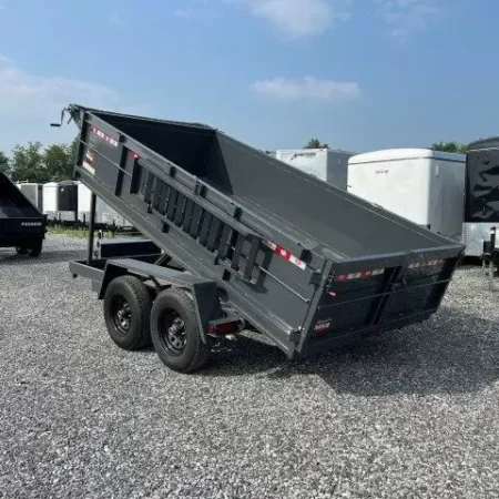 Covered Wagon 6 x 12 Prospector Dump Trailer - Image 2