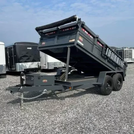 Covered Wagon 6 x 12 Prospector Dump Trailer - Image 3