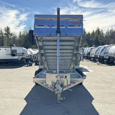 2025 N&N Trailers 7×14 14K Galvanized Hydraulic Dump Trailer - Image 5